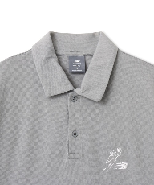 NEW BALANCE(ニューバランス)の「New Balance Shohei Always On Logo SS Polo / ニューバランス オオタニ ショウヘイ オールウェイズオンロゴショートスリーブ ポロ(ポロシャツ・メンズ・グレー/ブラック/ネイビー・M/L/XL)」の12枚目の写真