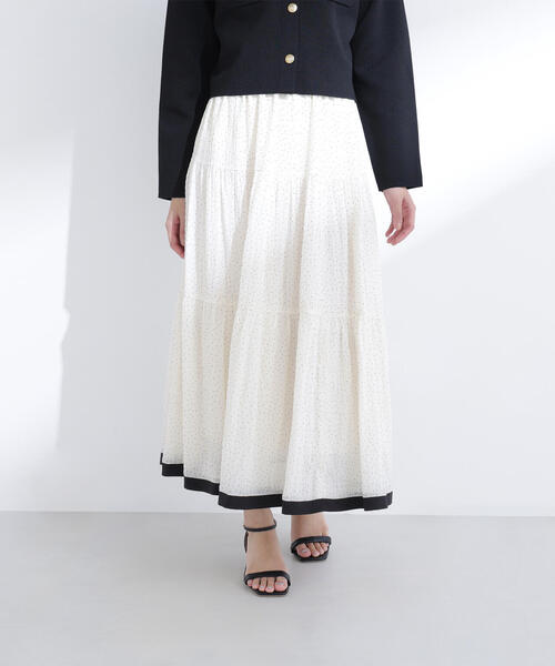 NATURAL BEAUTY BASIC（ナチュラルビューティーベーシック）の「◇ドットバイカラーフレアスカート（スカート・レディース・ホワイト系その他/ブラック系その他・P/S/MEDIUM）」の15枚目の写真