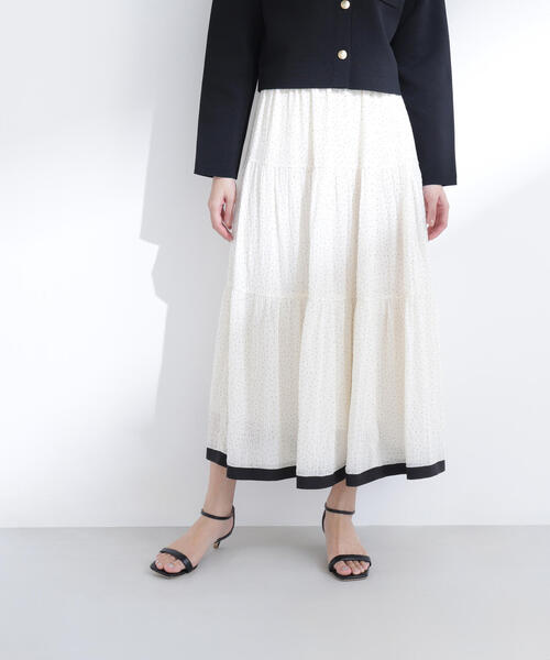 NATURAL BEAUTY BASIC（ナチュラルビューティーベーシック）の「◇ドットバイカラーフレアスカート（スカート・レディース・ホワイト系その他/ブラック系その他・P/S/MEDIUM）」の20枚目の写真