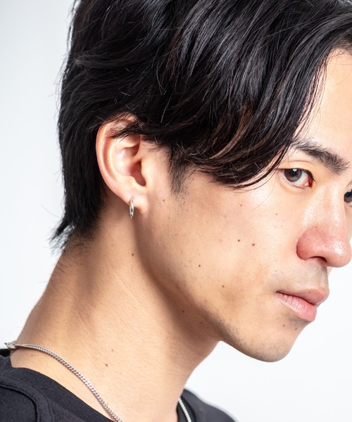 TOM WOOD(トムウッド)の「【TOMWOOD】Classic Hoop Small クラシックフープ スモール シルバー ピアス ユニセックス(ピアス(両耳用)・レディース・シルバー・FREE)」の6枚目の写真