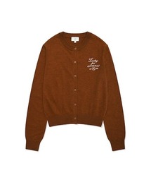 WOMEN'S BASIC ROUND WOOL KNIT CARDIGAN