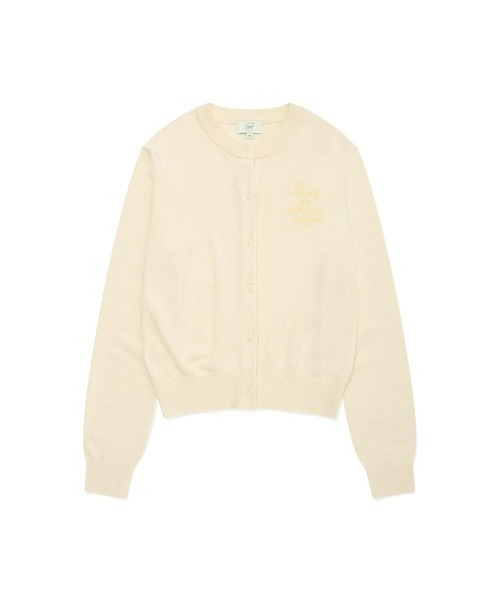 COVERNAT(カバーナット)の「WOMEN'S BASIC ROUND WOOL KNIT CARDIGAN(カーディガン/ボレロ・レディース・ライトブルー/アイボリー/ブラウン・MEDIUM/SMALL)」の12枚目の写真