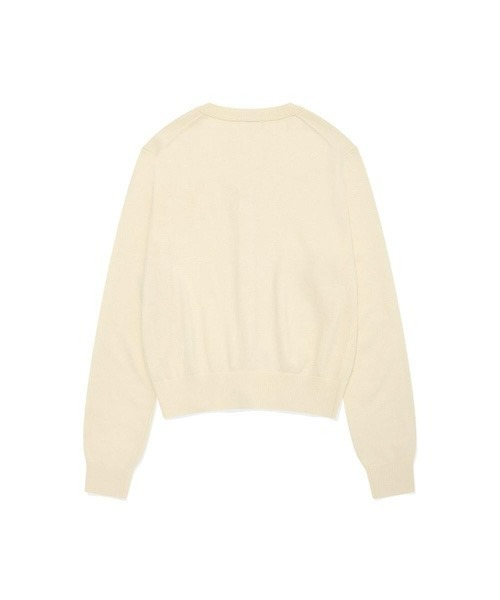 COVERNAT(カバーナット)の「WOMEN'S BASIC ROUND WOOL KNIT CARDIGAN(カーディガン/ボレロ・レディース・ライトブルー/アイボリー/ブラウン・MEDIUM/SMALL)」の13枚目の写真
