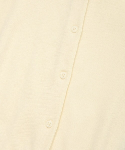 COVERNAT(カバーナット)の「WOMEN'S BASIC ROUND WOOL KNIT CARDIGAN(カーディガン/ボレロ・レディース・ライトブルー/アイボリー/ブラウン・MEDIUM/SMALL)」の16枚目の写真