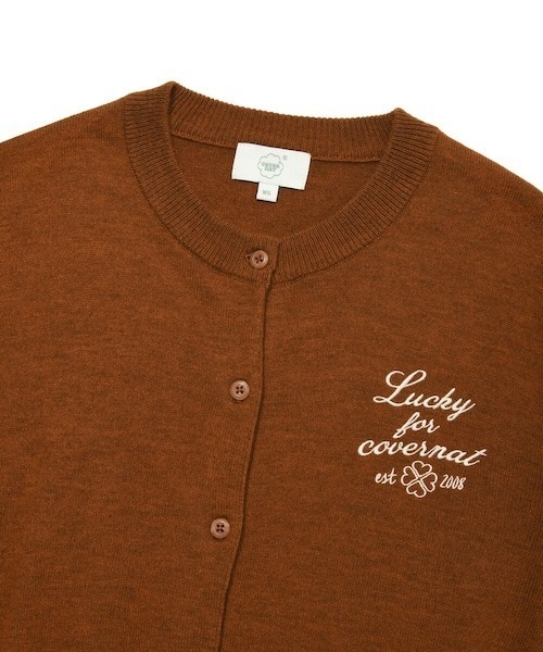 COVERNAT(カバーナット)の「WOMEN'S BASIC ROUND WOOL KNIT CARDIGAN(カーディガン/ボレロ・レディース・ライトブルー/アイボリー/ブラウン・MEDIUM/SMALL)」の21枚目の写真