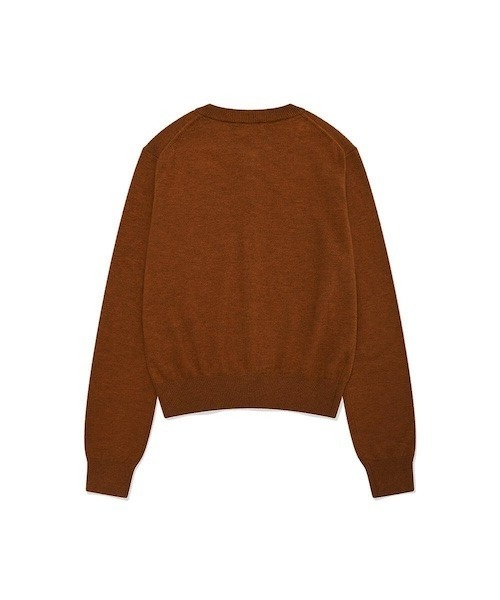 COVERNAT(カバーナット)の「WOMEN'S BASIC ROUND WOOL KNIT CARDIGAN(カーディガン/ボレロ・レディース・ライトブルー/アイボリー/ブラウン・MEDIUM/SMALL)」の20枚目の写真