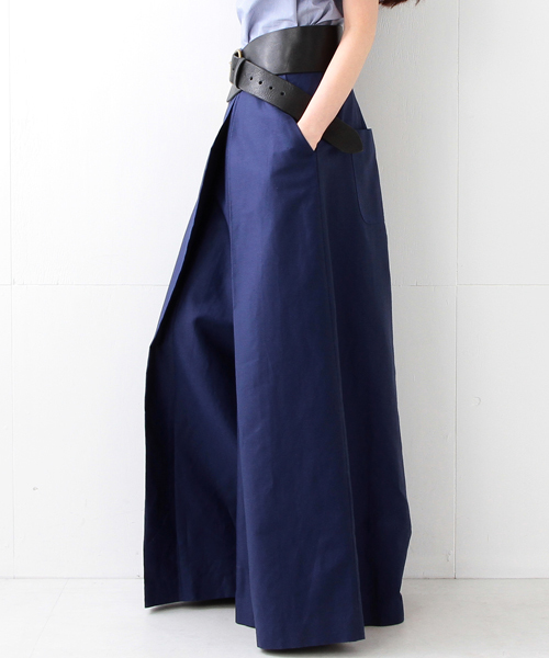 Ray BEAMS（レイビームス）の「◇RBS / BOX タック ワイドパンツ（その他パンツ・レディース・ブラウン系その他/ブルー系その他・0/1）」の13枚目の写真