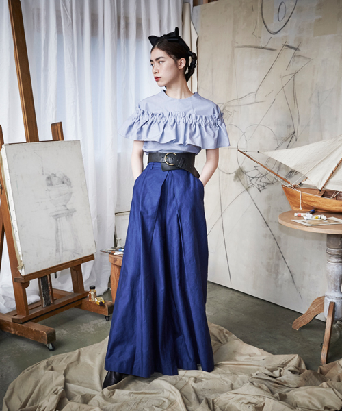 Ray BEAMS（レイビームス）の「◇RBS / BOX タック ワイドパンツ