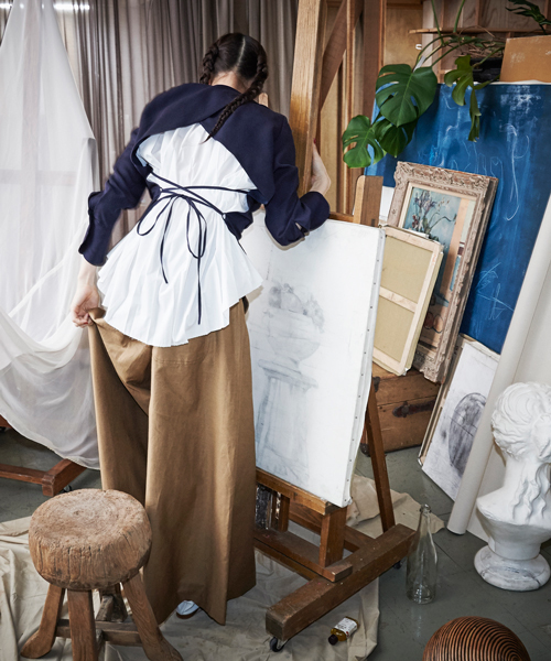 Ray BEAMS（レイビームス）の「◇RBS / BOX タック ワイドパンツ（その他パンツ・レディース・ブラウン系その他/ブルー系その他・0/1）」の11枚目の写真