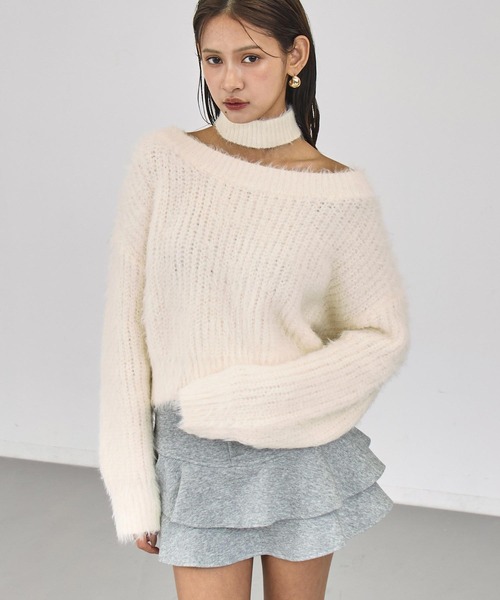ANAP（アナップ）の「ティアード インパン付き ミニ スカート（スカート・レディース・ブラック/グレー・S/M）」の15枚目の写真