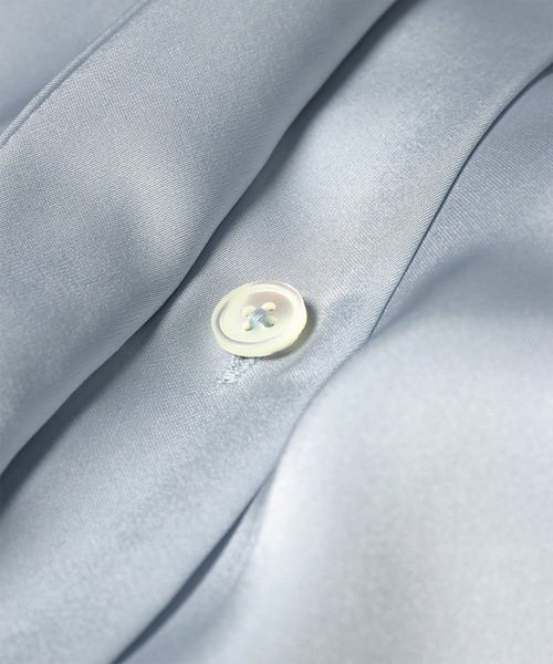 Paul Smith(ポールスミス)の「ウィメンズ サテン ボウタイ ブラウス / 165014 SH191(シャツ/ブラウス・レディース・オフホワイト/ライトブルー・40/38)」の11枚目の写真