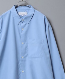 ANPAS（アンパス）の「Cool-touch broadcloth long-sleeve shirt / レギュラーカラーブロードシャツ メンズ 長袖シャツ 無地 / ピンストライプ（シャツ/ブラウス）」