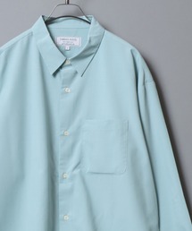 ANPAS | Cool-touch broadcloth long-sleeve shirt / レギュラーカラーブロードシャツ メンズ 長袖シャツ 無地 / ピンストライプ(シャツ/ブラウス)