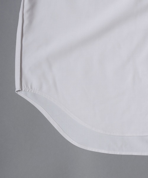 ANPAS（アンパス）の「Cool-touch broadcloth long-sleeve shirt / レギュラーカラーブロードシャツ メンズ 長袖シャツ 無地 / ピンストライプ（シャツ/ブラウス・メンズ・ブルー系その他/ブルー/グリーン/グレー系その他/ホワイト・L/XL/M）」の8枚目の写真