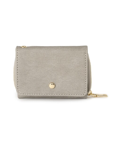 SHOO・LA・RUE（シューラルー）の「【推し活にも】三つ折りミニ財布（財布・レディース・ブラック/グレー系3/ライトオレンジ系1/グレー/ピンク系8/ベージュ系その他6/ライトパープル/グリーン系その他5/イエロー系3/ブルー系3・00）」の3枚目の写真