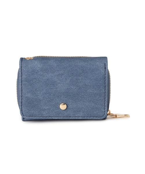 SHOO・LA・RUE（シューラルー）の「【推し活にも】三つ折りミニ財布（財布・レディース・ブラック/グレー系3/ライトオレンジ系1/グレー/ピンク系8/ベージュ系その他6/ライトパープル/グリーン系その他5/イエロー系3/ブルー系3・00）」の6枚目の写真