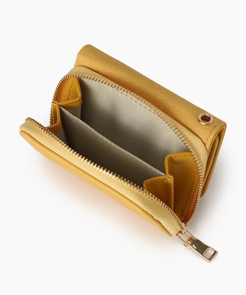 SHOO・LA・RUE（シューラルー）の「【推し活にも】三つ折りミニ財布（財布・レディース・ブラック/グレー系3/ライトオレンジ系1/グレー/ピンク系8/ベージュ系その他6/ライトパープル/グリーン系その他5/イエロー系3/ブルー系3・00）」の12枚目の写真