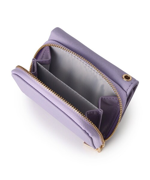 SHOO・LA・RUE（シューラルー）の「【推し活にも】三つ折りミニ財布（財布・レディース・ブラック/グレー系3/ライトオレンジ系1/グレー/ピンク系8/ベージュ系その他6/ライトパープル/グリーン系その他5/イエロー系3/ブルー系3・00）」の15枚目の写真