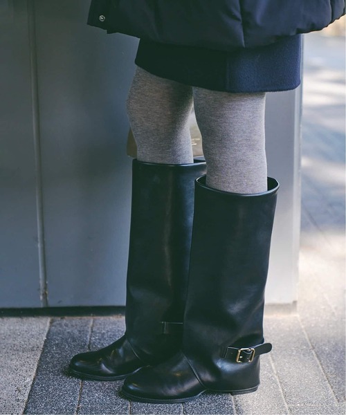 LE TALON（ルタロン）の「《追加》5cmワイドシャフトカバーブーツ（ブーツ・レディース・ブラック×ブラック・X-LARGE/LARGE/MEDIUM/SMALL）」の5枚目の写真