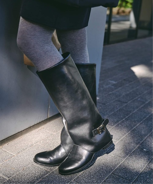 LE TALON（ルタロン）の「《追加》5cmワイドシャフトカバーブーツ（ブーツ・レディース・ブラック×ブラック・X-LARGE/LARGE/MEDIUM/SMALL）」の6枚目の写真