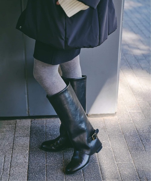 LE TALON（ルタロン）の「《追加》5cmワイドシャフトカバーブーツ（ブーツ・レディース・ブラック×ブラック・X-LARGE/LARGE/MEDIUM/SMALL）」の7枚目の写真