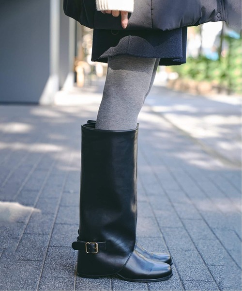 LE TALON（ルタロン）の「《追加》5cmワイドシャフトカバーブーツ（ブーツ・レディース・ブラック×ブラック・X-LARGE/LARGE/MEDIUM/SMALL）」の8枚目の写真