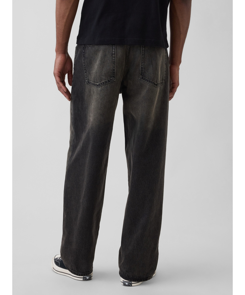 GAP（ギャップ）の「スーパーバギーデニム（デニムパンツ・メンズ・ブラック・28W 30L/29W 30L/30W 30L/31W 30L/31W 32L/32W 30L/32W 32L/33W 32L/34W 32L/36W 32L）」の5枚目の写真