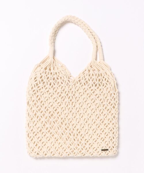 BILLABONG(ビラボン)の「BILLABONG ウィメンズ CROCHET BAG トートバッグ 【2026年春夏モデル】(トートバッグ・レディース・アイボリー/ブルー・FREE)」の2枚目の写真