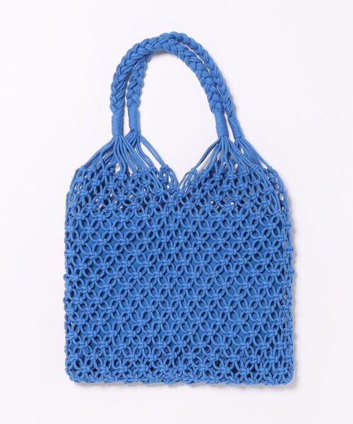 BILLABONG(ビラボン)の「BILLABONG ウィメンズ CROCHET BAG トートバッグ 【2026年春夏モデル】(トートバッグ・レディース・アイボリー/ブルー・FREE)」の4枚目の写真