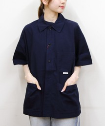DANTON(�_���g��)��DANOTN/�_���g���@�J�o�[�I�[���V���[�g�X���[�u�V���c�@COVERALL SHORT SLEEVE SHIRT�@DT-B0239 MUG(�V���c/�u���E�X)