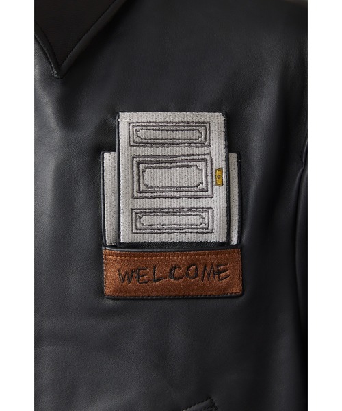 SHINYAKOZUKA（シンヤコヅカ）の「HOMEBOUND AVIATOR WITH EMBROIDERY(ISSUE#8)（その他アウター・メンズ・ブラック・SMALL/MEDIUM）」の5枚目の写真