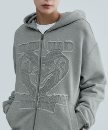 ALAND | MAISON MINED／APPLIQUE ジップ(スウェット)