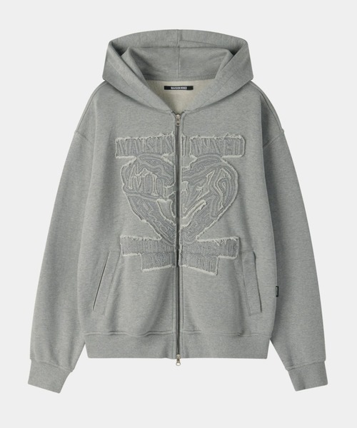 ALAND(エーランド)の「MAISON MINED/APPLIQUE ジップ(スウェット・メンズ・ネイビー/グレー・SMALL/MEDIUM)」の20枚目の写真