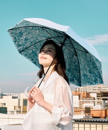 estaa（エスタ）の「遮光 遮熱 日傘 長傘 ハニカム プリント ”断熱日傘”（長傘）」