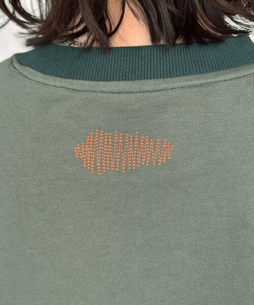 CPCM（シーピーシーエム）の「古着ライクロゴスウェット（Tシャツ/カットソー・メンズ・グリーン/ネイビー/オレンジ・MEDIUM/LARGE）」の11枚目の写真