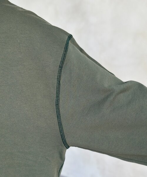 CPCM（シーピーシーエム）の「古着ライクロゴスウェット（Tシャツ/カットソー・メンズ・グリーン/ネイビー/オレンジ・MEDIUM/LARGE）」の12枚目の写真