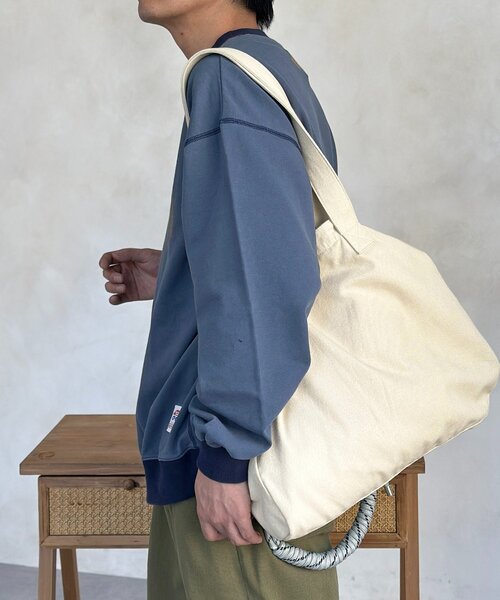 CPCM（シーピーシーエム）の「古着ライクロゴスウェット（Tシャツ/カットソー・メンズ・グリーン/ネイビー/オレンジ・MEDIUM/LARGE）」の14枚目の写真