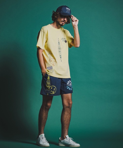 seventy seven(セブンティセブン)の「mt10179-middle onz S-S t-shirts (77mix26S) Tシャツ(7726S260)(Tシャツ/カットソー・メンズ・ホワイト/ブラック/レモンイエロー・L/M/S/XL)」の20枚目の写真