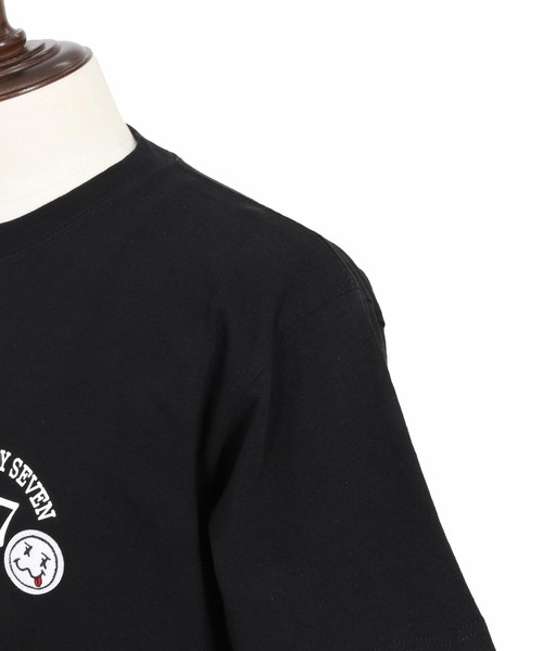 seventy seven(セブンティセブン)の「mt10179-middle onz S-S t-shirts (77mix26S) Tシャツ(7726S260)(Tシャツ/カットソー・メンズ・ホワイト/ブラック/レモンイエロー・L/M/S/XL)」の4枚目の写真