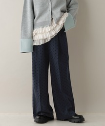 RAGEBLUE | ドットワイドイージーパンツ(スラックス)