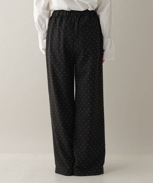 RAGEBLUE（レイジブルー）の「ドットワイドイージーパンツ（スラックス・レディース・ブラック/ネイビー・FREE）」の11枚目の写真