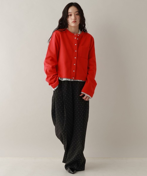 RAGEBLUE（レイジブルー）の「ドットワイドイージーパンツ（スラックス・レディース・ブラック/ネイビー・FREE）」の20枚目の写真