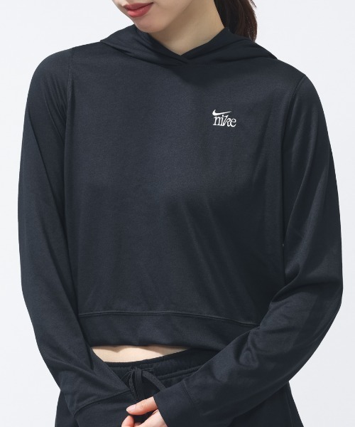 NIKE（ナイキ）の「ナイキ NIKE ナイキ  NSW チル ニット LTWT OS HO L/S トップ（パーカー・レディース・グレー/ライトベージュ/ブラック/ブラウン・S/M/L）」の2枚目の写真