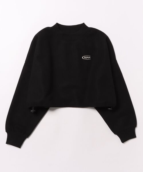 repipi armario（レピピ アルマリオ）の「クルーネックスウェット（スウェット・キッズ・ブラック/ベージュ・140/150/160）」の2枚目の写真