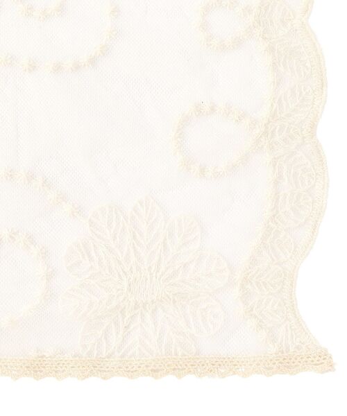 AMERICAN HOLIC(アメリカンホリック)の「チュールレース スカーフ(バンダナ/スカーフ・レディース・オフホワイト・FREE)」の4枚目の写真