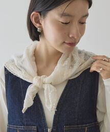 AMERICAN HOLIC | チュールレース スカーフ(バンダナ/スカーフ)