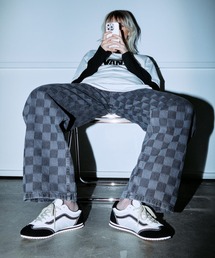 VANS（バンズ）の「スーパーロープロ デュアルレース サテン / Super Lowpro SATIN BLACK/SILVE VN000D83IAS1（スニーカー・メンズ）」