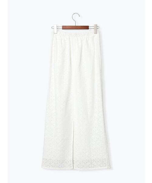 Te chichi（テチチ）の「【Atelier ChouChou】パネルレースナロースカート(セットアップ可)（スカート・レディース・オフホワイト・F）」の7枚目の写真
