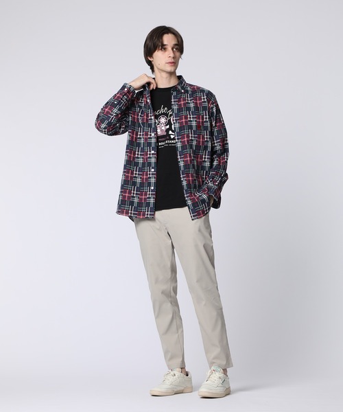 Psycho Bunny(サイコバニー)の「WOLSTAR×DotAir ベーシックボタンダウンシャツ(シャツ/ブラウス・メンズ・ブルー/グリーン・X-LARGE/LARGE/MEDIUM)」の5枚目の写真