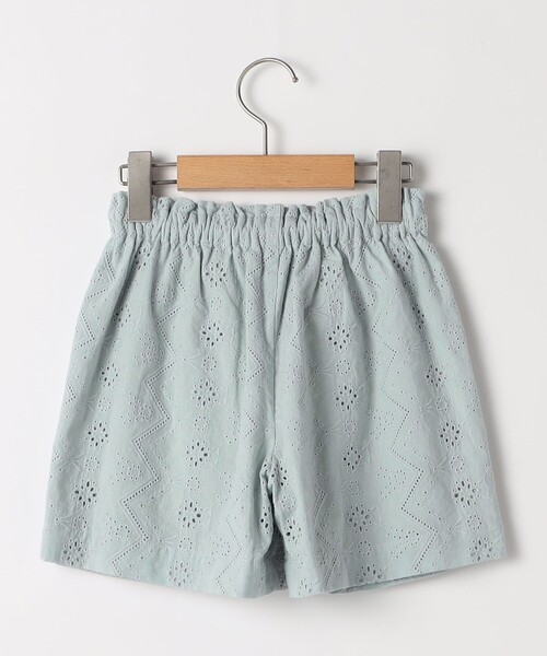 SHIPS（シップス）の「SHIPS KIDS:140～150cm / レース エンブロイダリー ショート パンツ（その他パンツ・キッズ・ライトブルー/ホワイト・140/150）」の3枚目の写真